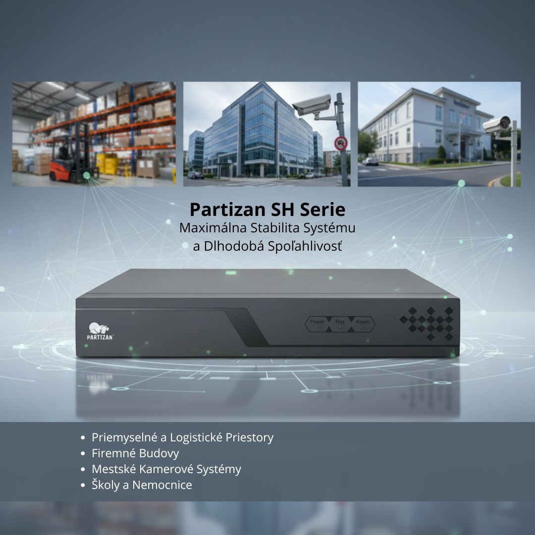 Profesionálny kamerový systém pre priemyselný objekt a veľké projekty